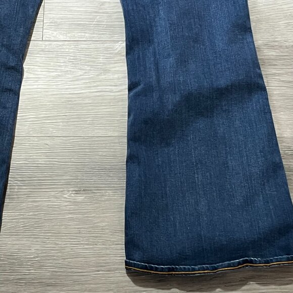 ASOS Denim Flare Leg Jean Size UK 22 /32 Boot Cut Plus Size 18 - Picture 5 of 8
